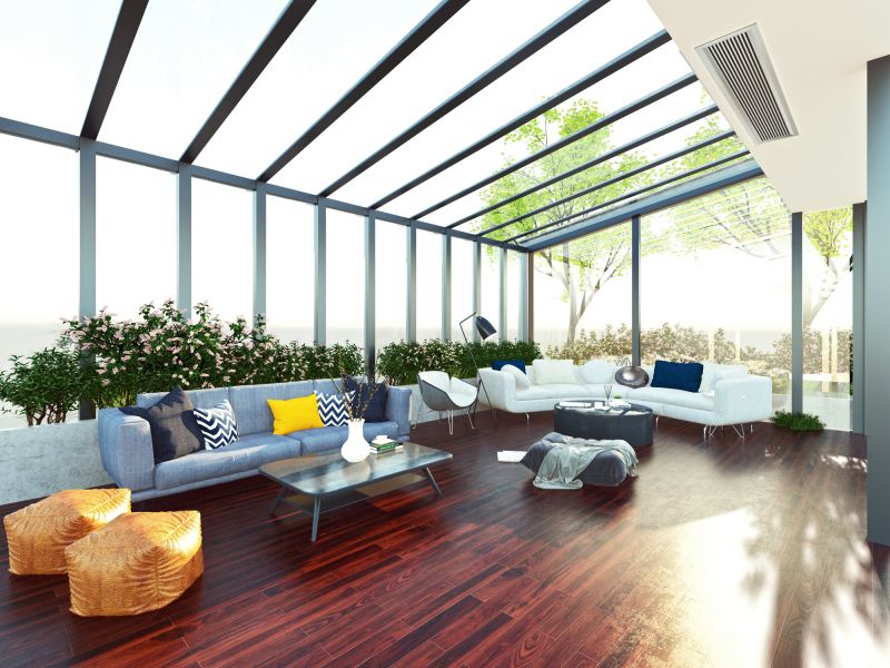 Sunroom in Spring Setting